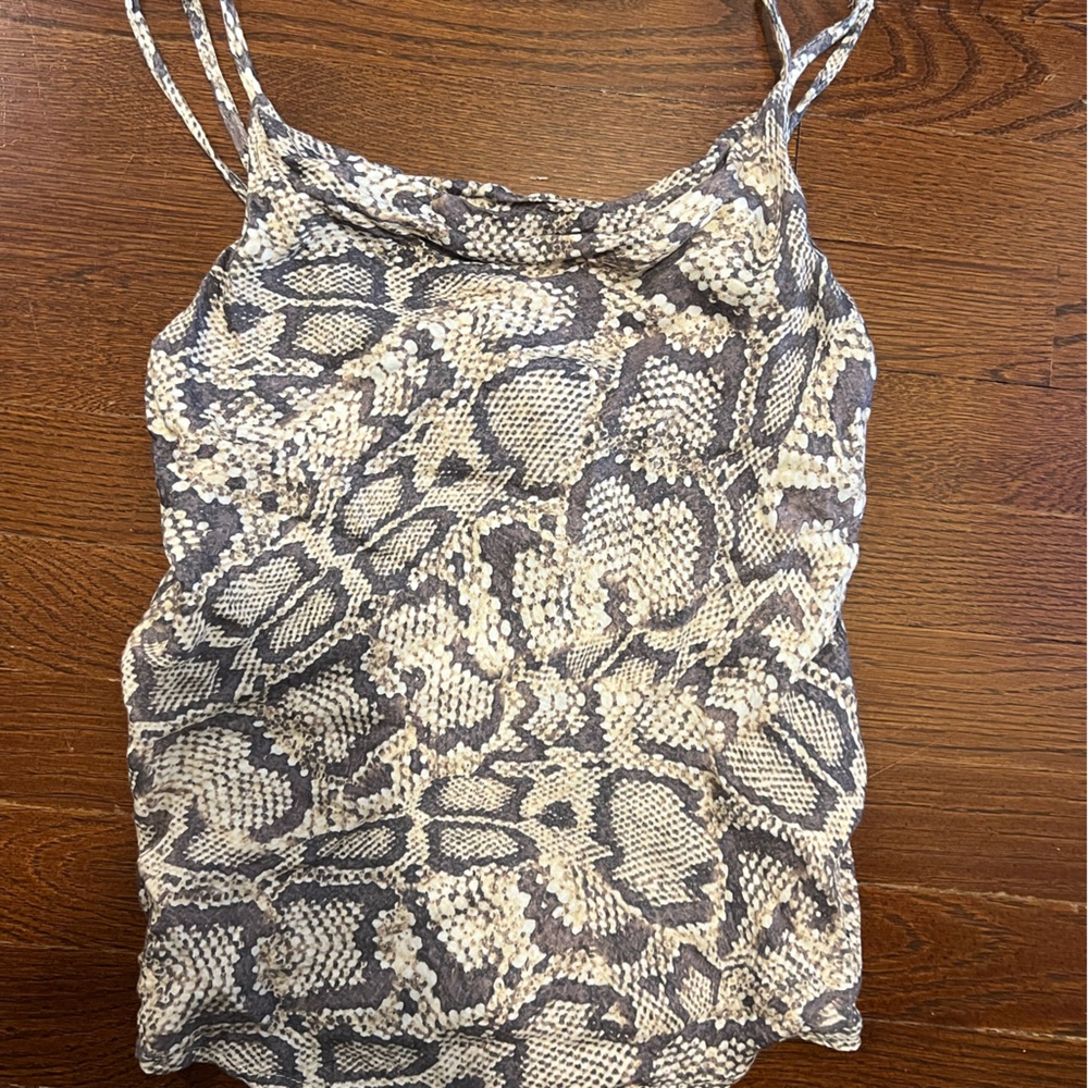 Snakeskin Tank Top